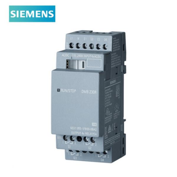 LOGO! DM8 230R expansion module, PS/I/O: 230V/230V/relay, 2 MW, 4 DI/4 DO for LOGO! 8