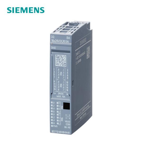 SIMATIC ET 200SP, digital output module, DQ 16x 24VDC/0.5A Basic, Pack quantity: 1 unit, suitable for BU type A0, Color code CC00, Module diagnostics