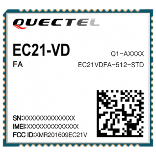 EC21-VD IOT/M2M-optimized LTE Cat1 Module 1 Pcs